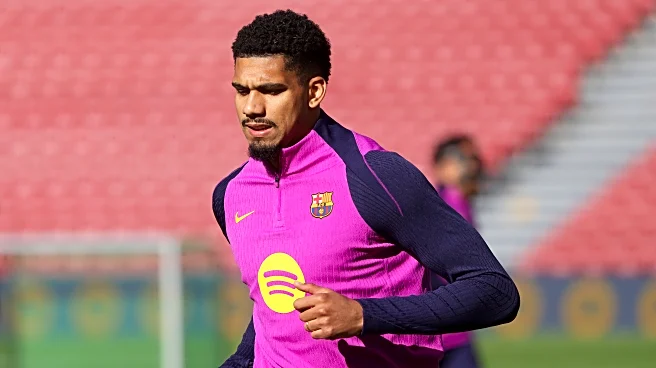 Ronald Araujo rejoins Barcelona team-mates for open training session