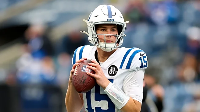 Rookie QB Riley Leonard to start in Colts season finale
