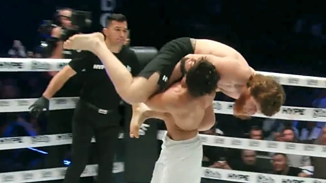 Hype FC video: Arman Tsarukyan slams Shara Bullet in grappling match