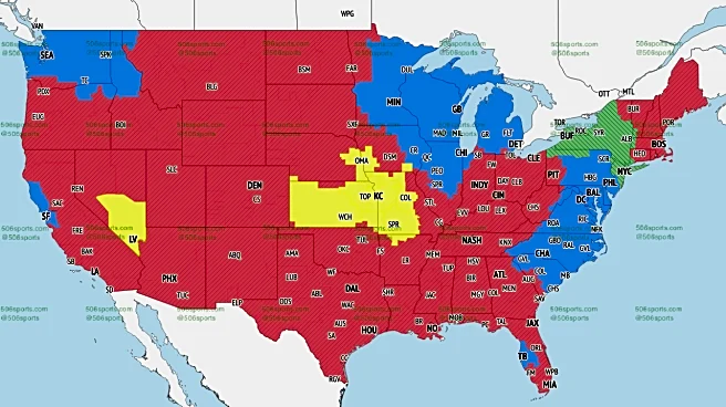 Broncos vs. Chargers TV broadcast map for Week 18