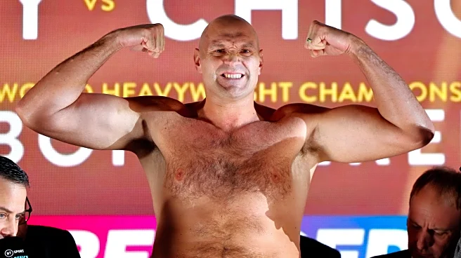 Tyson Fury shows off retirement belly in shirtless training video