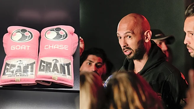 Some idiot bid $10,000 on Ebay for the pink gloves used to beat the crap out of Andrew Tate