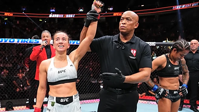 ‘I don’t feel safe in there with him’: Maycee Barber reacts to referee claiming she faked being hurt from illegal kick