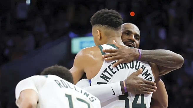 LeBron James gifted Giannis Antetokounmpo a signed jersey after Lakers-Bucks game