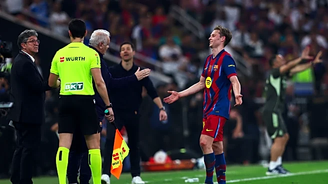 Which Barcelona game will Frenkie de Jong miss after red card against Real Madrid in Spanish Super Cup final