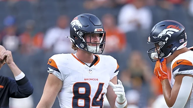 Broncos elevate rookie tight end Caleb Lohner and wide receiver Elijah Moore for the Divisional round game vs. the Bills