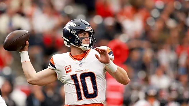 Denver Broncos QB Bo Nix broke his ankle during win over Buffalo Bills