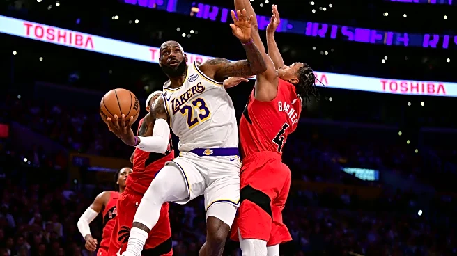 Lakers surge in second half, knock off Raptors