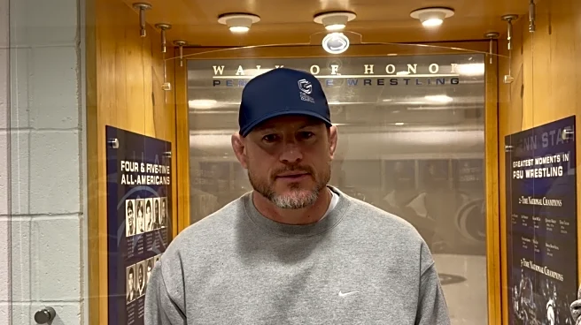 Wrestling Media Availability with Cael Sanderson, PJ Duke, and Mitchell Mesenbrink