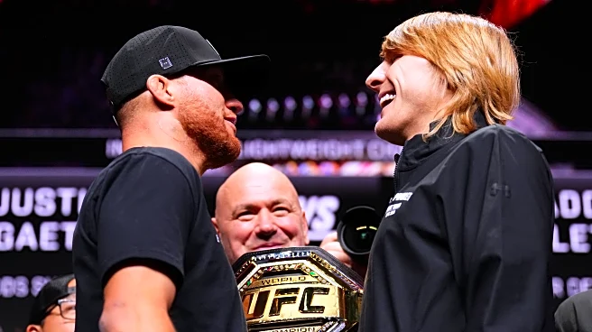 Paddy Pimblett enjoys size advantage over Justin Gaethje in faceoff ahead of UFC 324