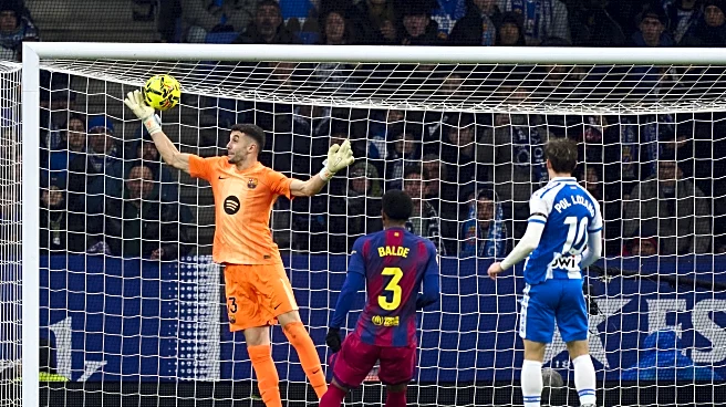 Joan Garcia’s epic stop for Barcelona against Espanyol wins Save of the Month for January