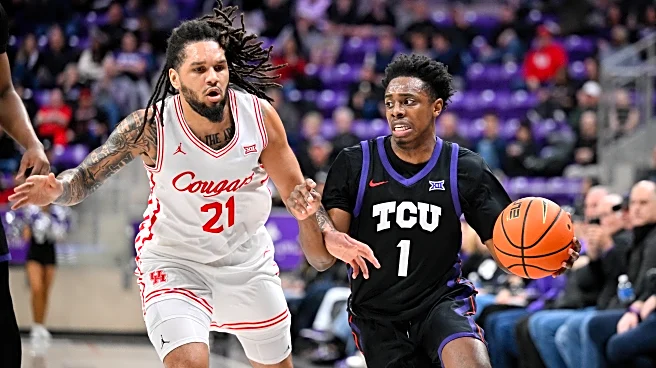 Men’s Basketball: Xavier Edmonds nabs third straight double-double, TCU comes up short against No. 1o Houston
