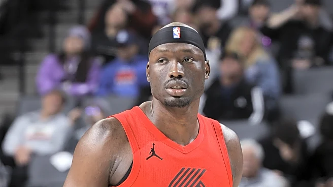 Blazers Center Duop Reath Out for Season with Broken Foot