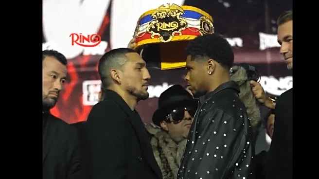 Face off! Teofimo Lopez, Shakur Stevenson stare each other down in New York | The Ring VI