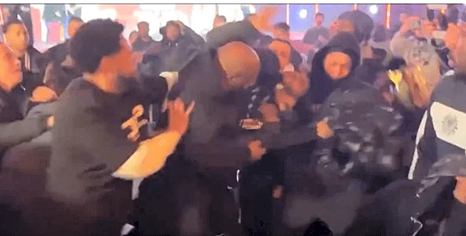 Chaos! All hell breaks loose, multiple brawls erupt during ‘Lopez vs. Stevenson’ weigh ins | video
