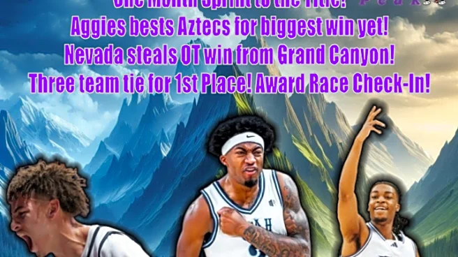 One Month Sprint to the Title! Aggies bests Aztecs for biggest win yet! Nevada steals OT win from Grand Canyon! Three team tie for 1st Place! Award...