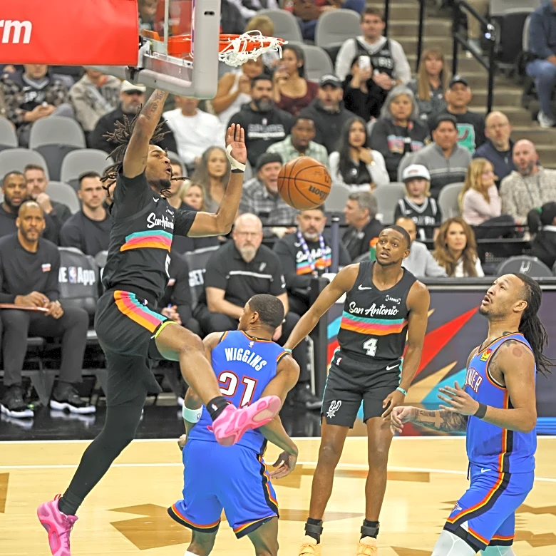 Spurs Outlast Thunder, 116-106, in Gritty Home Win