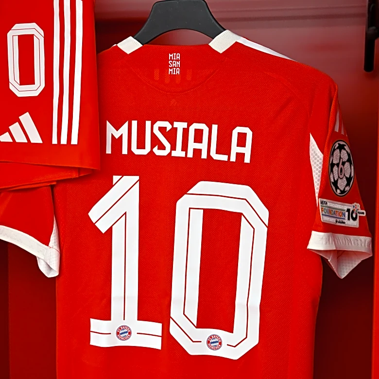 Wearing the Bayern Munich number 10 jersey is a dream come true for Jamal Musiala