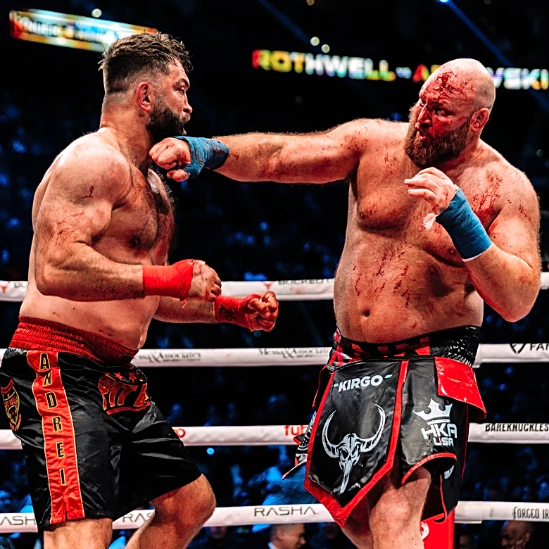 BKFC KnuckleMania 6: Andrei Arlovski earns bloody stoppage of Ben Rothwell to win heavyweight title