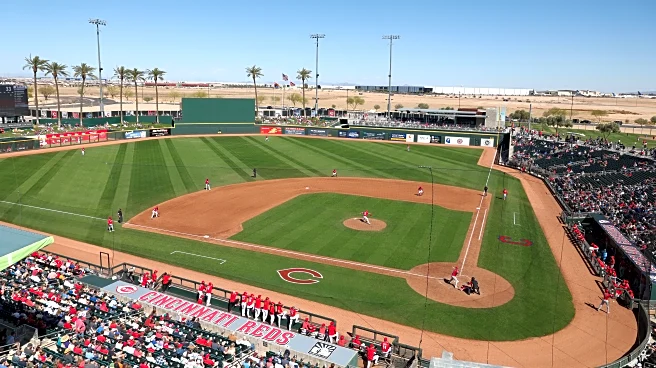 Reds pitchers and catchers are throwing pitches (and catching) in Goodyear