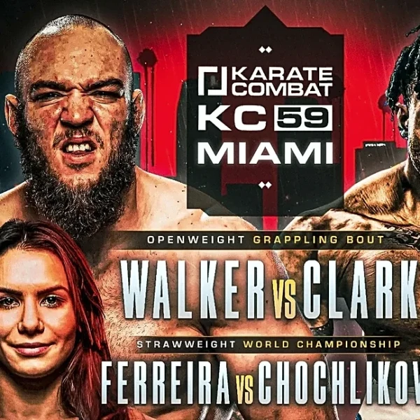 Karate Combat 59 fight card, start time, date and location | Walker vs. Clark