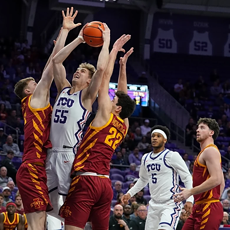 Men’s Basketball: Tanner Toolson propels TCU to upset over No. 5 Iowa State