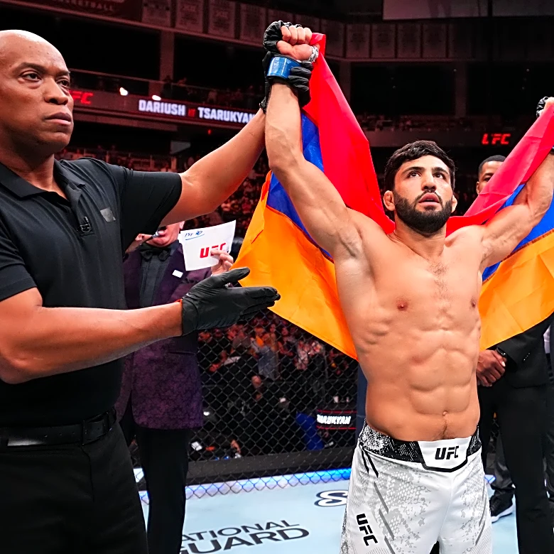 Arman benched in favor of Justin Gaethje to ensure ‘an American guy holding a title for UFC White House’