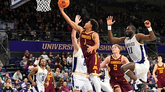 Washington controls Minnesota 57-69