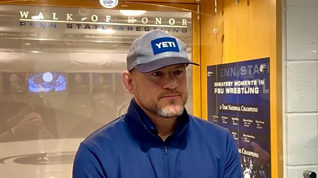 Wrestling Media Availability with Cael Sanderson and Rocco Welsh