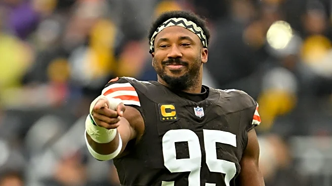 Browns DE Myles Garrett sets his next goal