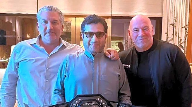 The champ is here! Zuffa Boxing awards first diamond-encrusted belt — but not to an actual boxer