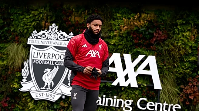 Joe Gomez Fit to Start Against Nottingham Forest