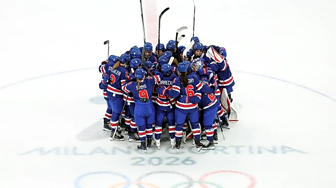 Olympic Hockey: U.S. women win gold, men go for medal round