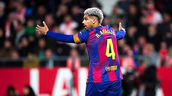 Ronald Araujo trains on day off as he steps up bid for starting role at Barcelona