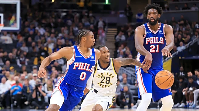 Maxey nearly posts triple-double, Embiid sharp in return as Sixers crush Pacers