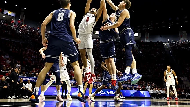 AZTECS PUT TOGETHER COMPLETE GAME EFFORT IN HOME VICTORY OVER UTAH STATE, WINNING 89-72