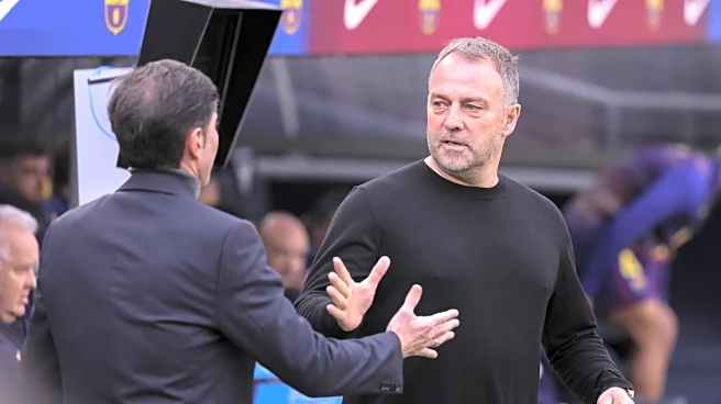 Hansi Flick explains spat with Marcelino after Barcelona beat Villarreal