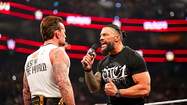 CM Punk trades shots with Roman Reigns following Elimination Chamber