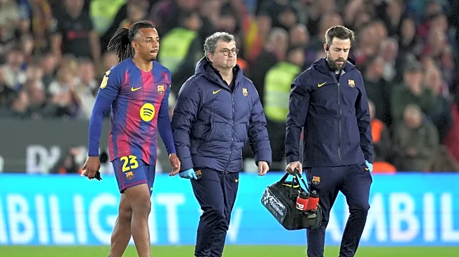 Barcelona hit by another injury blow as Jules Kounde forced off against Atletico