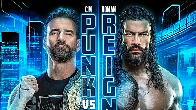 Allegiant Stadium reveals WrestleMania poster featuring CM Punk, Roman Reigns