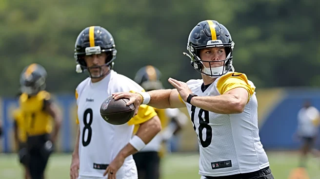 Aaron Rodgers sees star potential in Steelers QB Will Howard