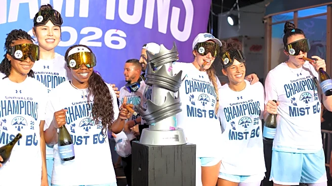 Mist celebrates the 2026 Unrivaled championship after holding off Phantom in a classic final
