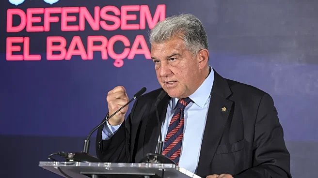 Joan Laporta takes aim at Victor Font as Barcelona presidential race enters critical stretch