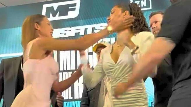 Misfits champion Carla Jade slaps ex-UFC fighter Pearl Gonzalez during heated faceoff