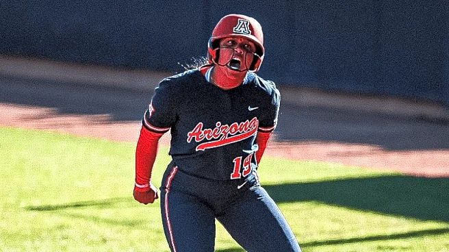 Arizona softball blanks BYU for 7th straight run-rule victory, clinch opening Big 12 series