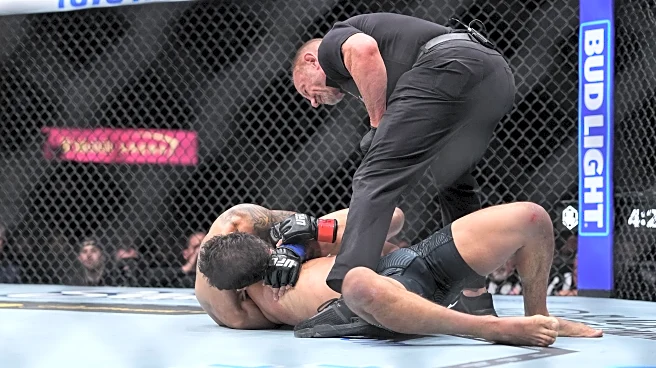 UFC 326 video: Alberto Montes puts Ricky Turcios to sleep with slick choke submission
