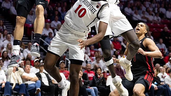 AZTECS AND REBELS SHOW OFFENSIVE FIREWORKS, BUT SDSU PREVAILS 89-86 IN SEASON FINALE