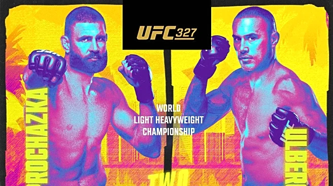 Pic: UFC 327 poster drops for ‘Prochazka vs. Ulberg’ on April 11 in Miami