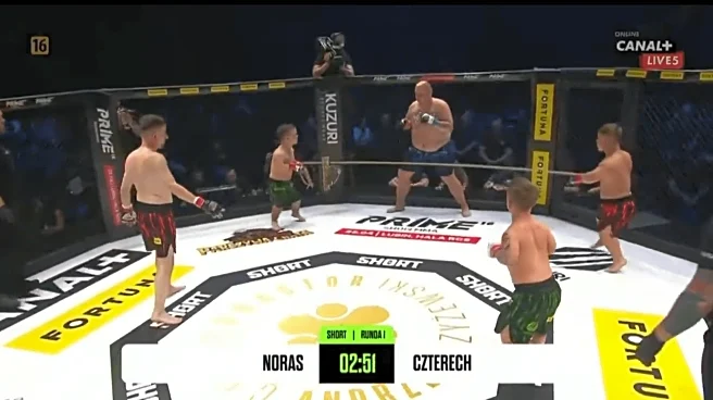 Missed Fists: Wild MMA fight involves 5 men, little people, and a rope