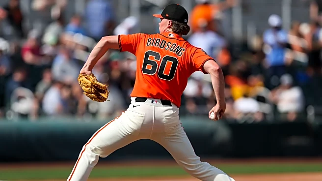 Giants pitcher Hayden Birdsong has a Grade 2 UCL sprain